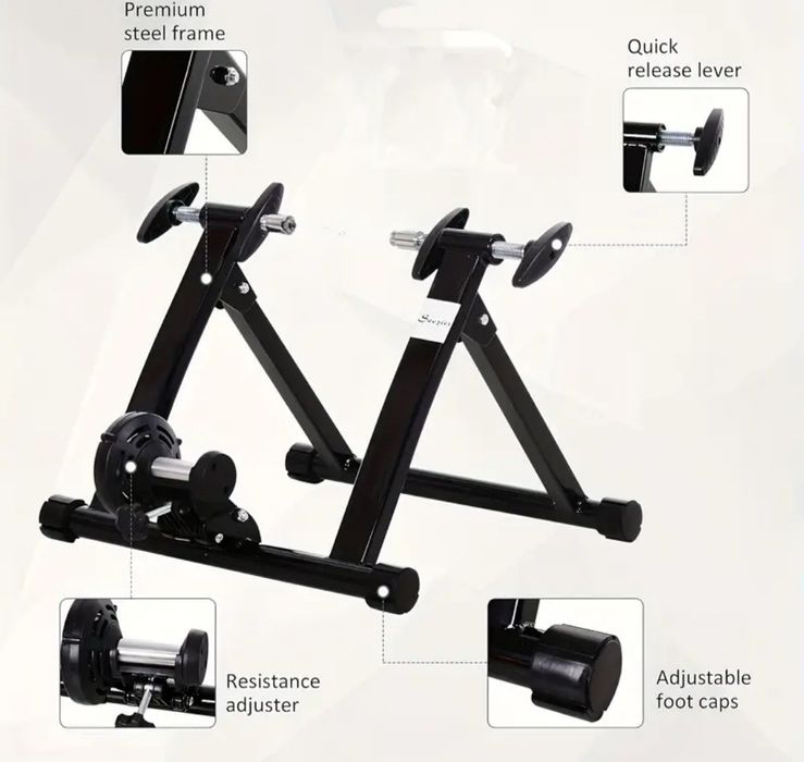 Suporte fixo para treino bicicleta