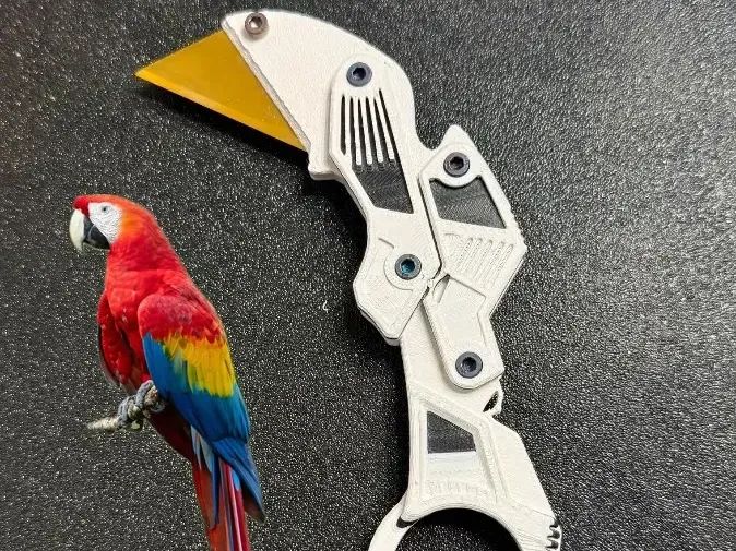 Faca Utilitária "Parrot" Dobrável