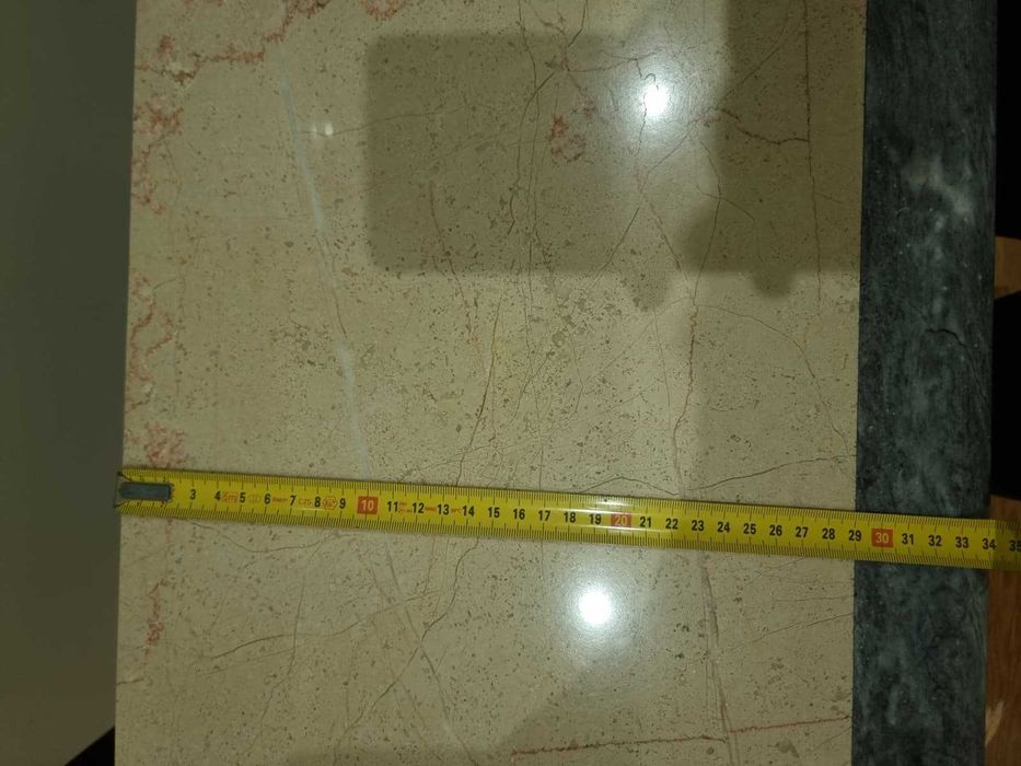 Mesa de apoio + Espelho - Pedra Mármore - Hall de entrada