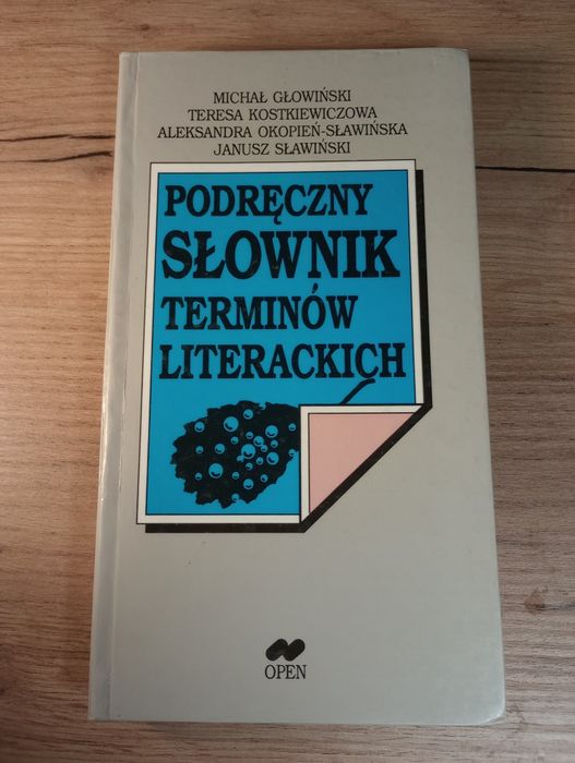 Podręczny słownik terminów literackich