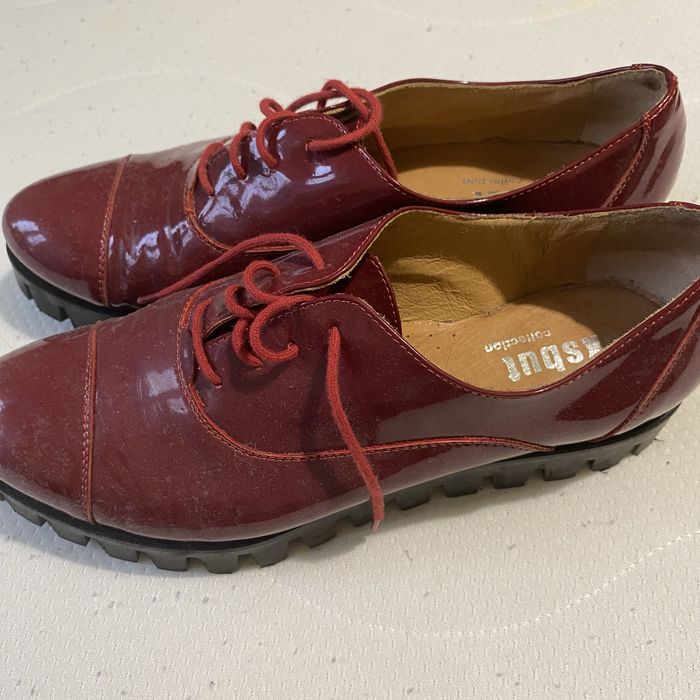 Buty damskie 38 bordowe