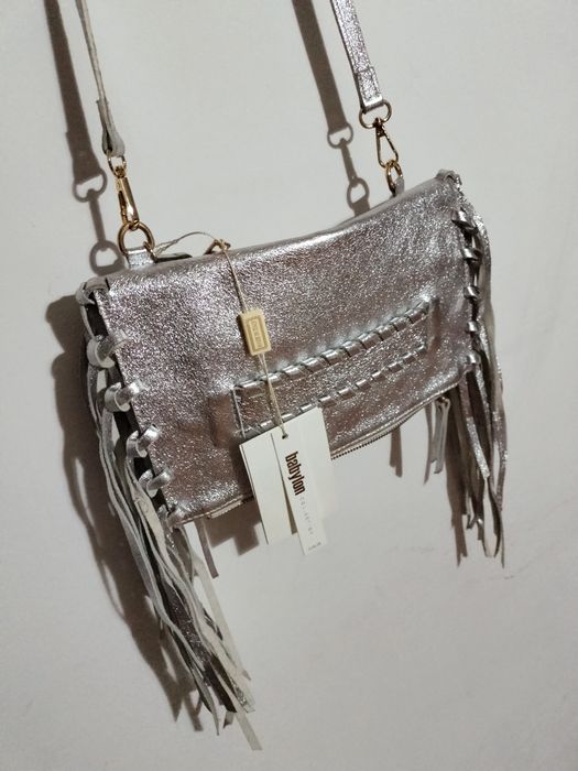 Babylon srebrna torebka.