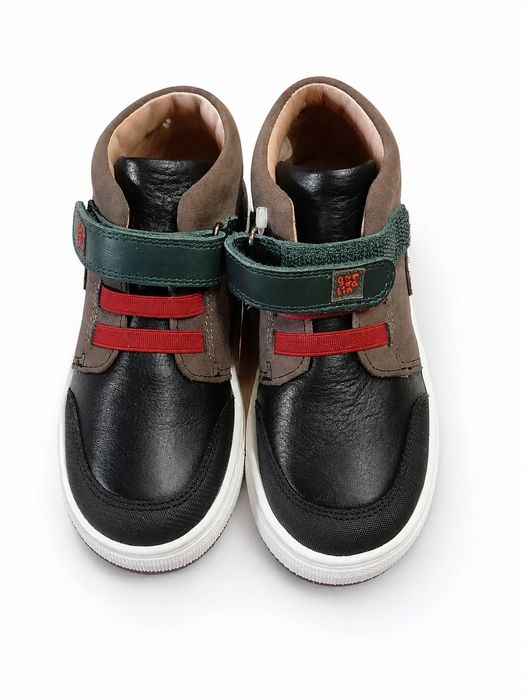 Nowe Garvalin Skórzane Trzewiki Sneakers Rzep 24 / 25