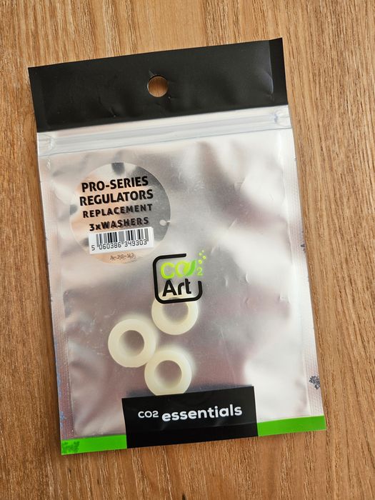 Substituição 3x Washer para CO2Reguladores Art-Pro-Series