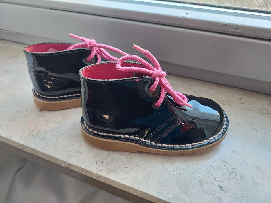 Дитячі лакові черевики Shiny Spain черевички лаковые ботинки р. 25