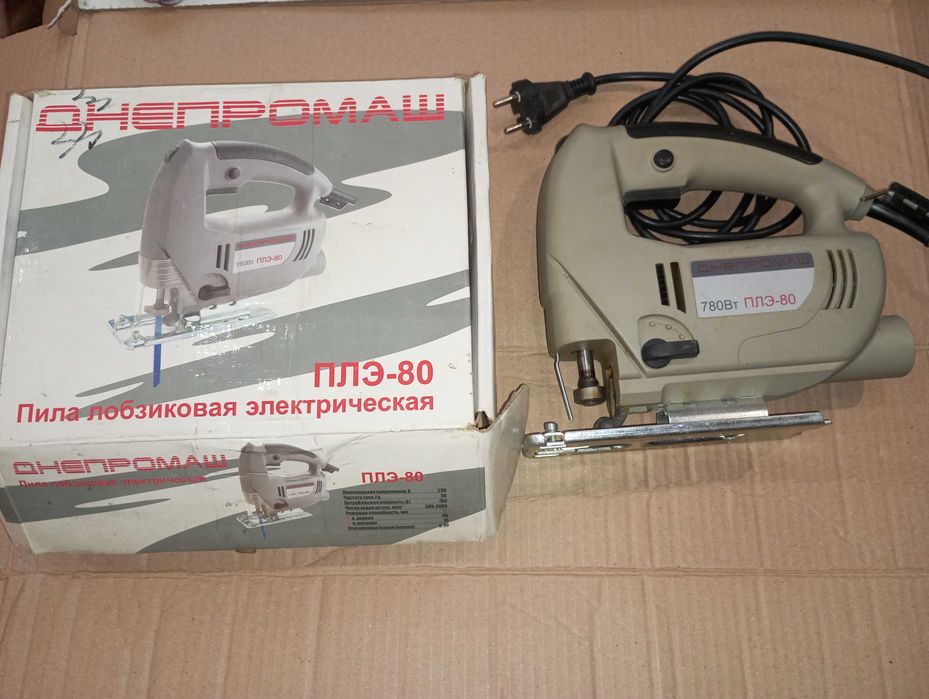Лобзик электролобзик Днепромаш плэ 80