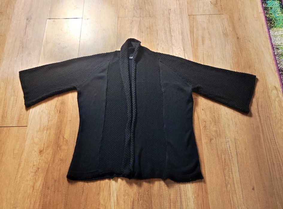 Kappahl czarne kimono krótki kardigan , narzutka S M L