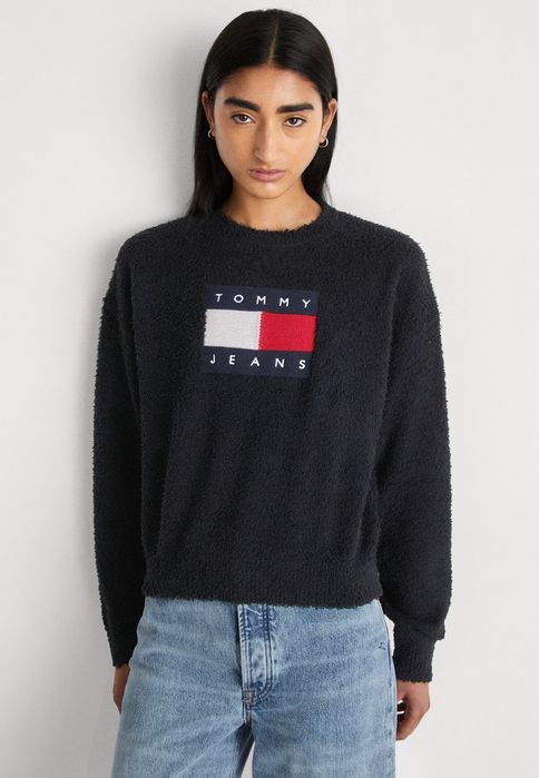 Sweter oversize czarny Tommy Jeans 6XL