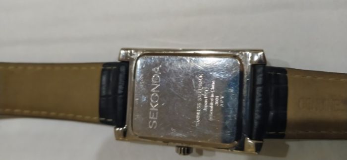 Sekonda nk3801 классические часы кожа мех. japan miyota