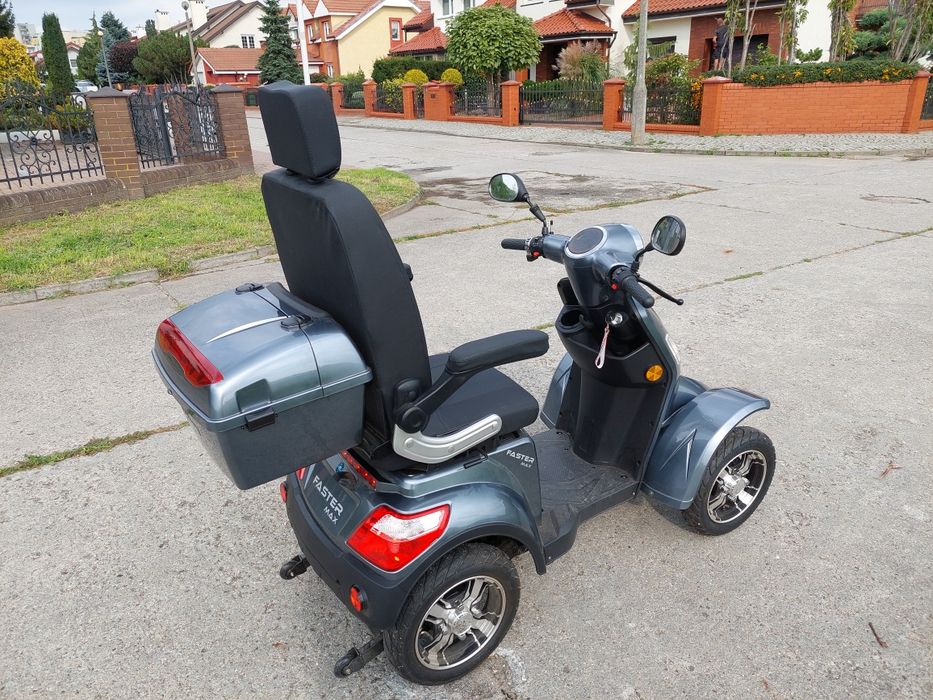 Skuter elektryczny czterokołowy ELECTRORIDE Faster Max - stan idealny