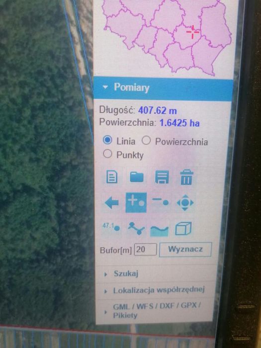 Działki rolno-budowlane 1,5978 ha – Dąbrowa, gmina Pawłów – UZBROJONE