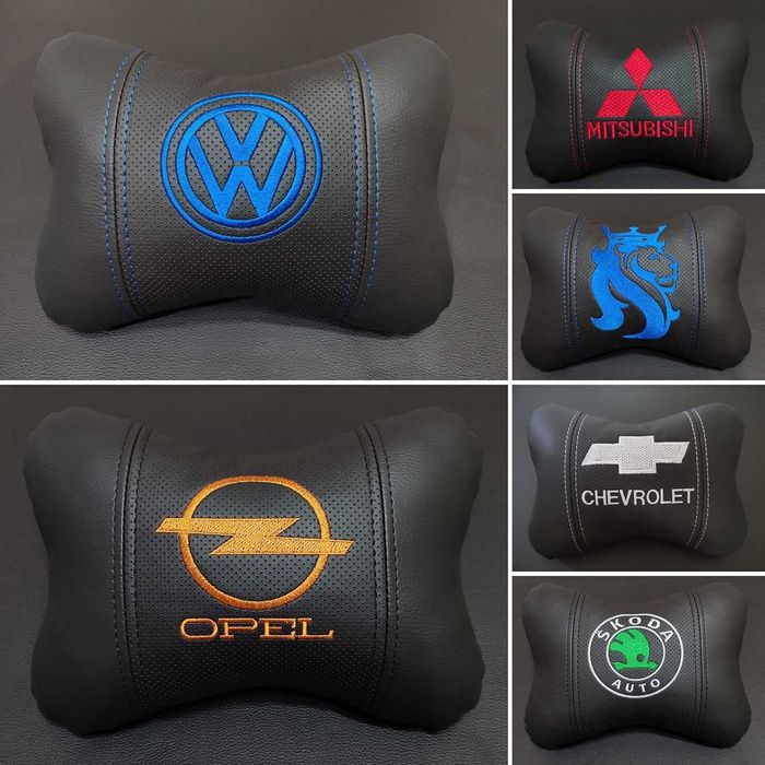 Подушка на подголовники сиденья сидушки Авточехлы в авто чехлы чохли