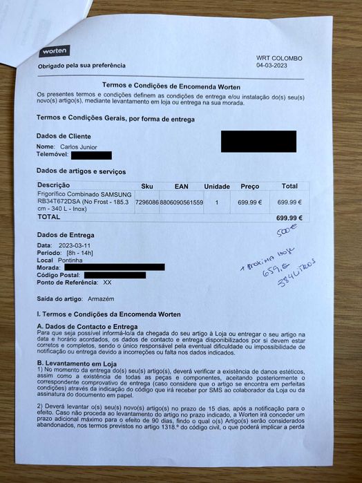 Frigorífico Combinado Samsung RB34T672DSA