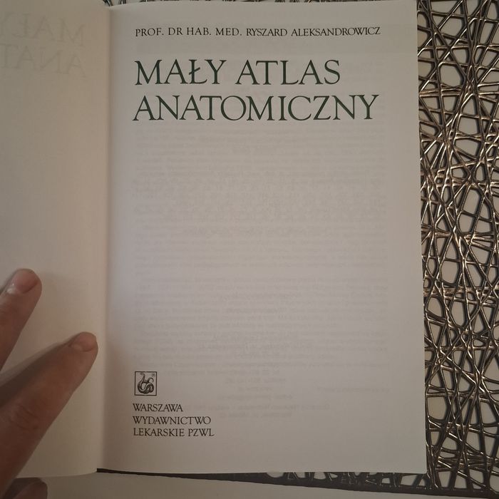 Księgą anatomia człowieka
