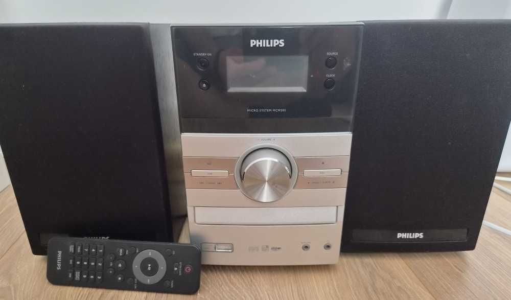 PHILIPS micro wieża MCM205 z USB/ MP3 z pilotem