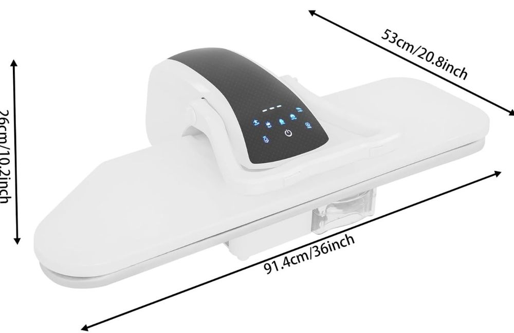 Prensa de Vapor Digital para Engomar Roupa