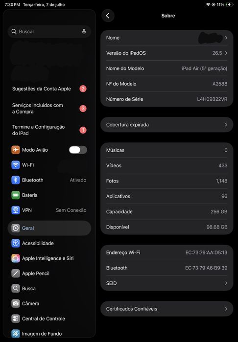 Ipad Air 5th Gen