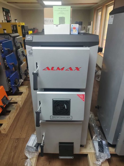 ‼️ Твердопаливний котел тривалого горіння ALMAX|АЛМАКС class C 16 кВт