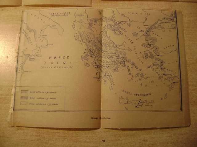 Starocie z PRL Stare dokumenty = Zestaw 3 mapek historycznych na kalce