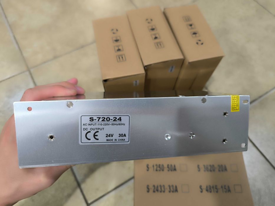 Блок живлення імпульсний на 24V-30A 720W
