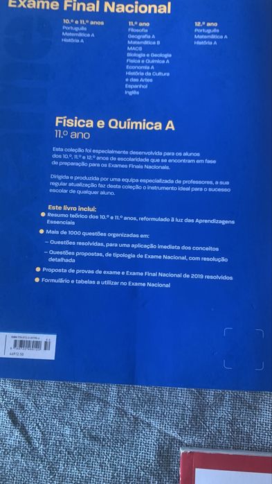 Manuais de apoio 11 ano FQ