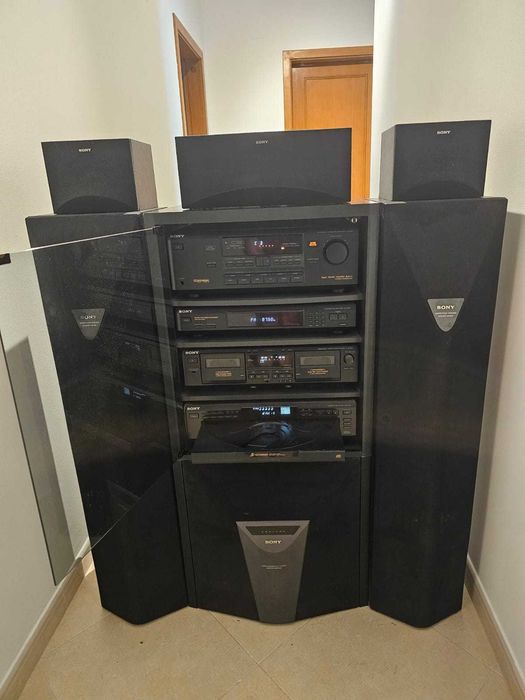 Aparelhagem Torre Sony Digital System Hi-Fi Surround (100% Funcional + Bluetooth)