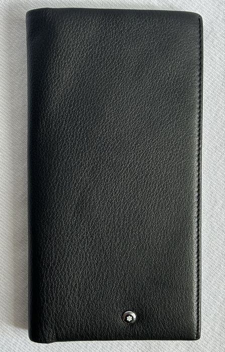 Шкіряне чоловіче портмоне-купюрник Montblanc оригінал ідеальний стан майже новий