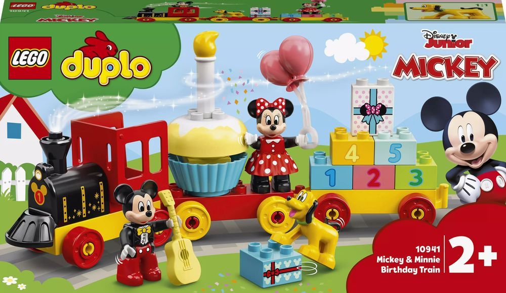 LEGO DUPLO ǀ Disney Urodzinowy pociąg myszek Miki i Minnie 10941. LEGO