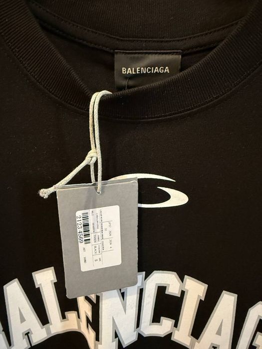 Хіт Чоловіча мужская  Футболка Balenciaga  баскетбол оверсайс унісекс  розмір  S-XXL