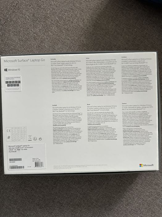 Microsoft Surface Laptop Go 128 gb