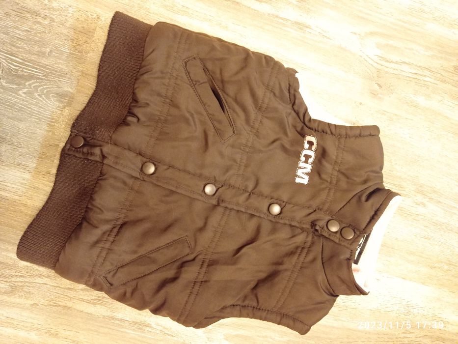 Kamizelka z polarową podszewką