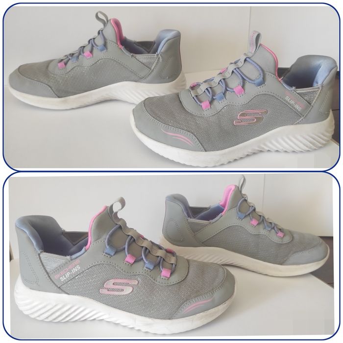 Дитячі кросівки для дівчинки Skechers Bounder 303585L GRY, 34 рр