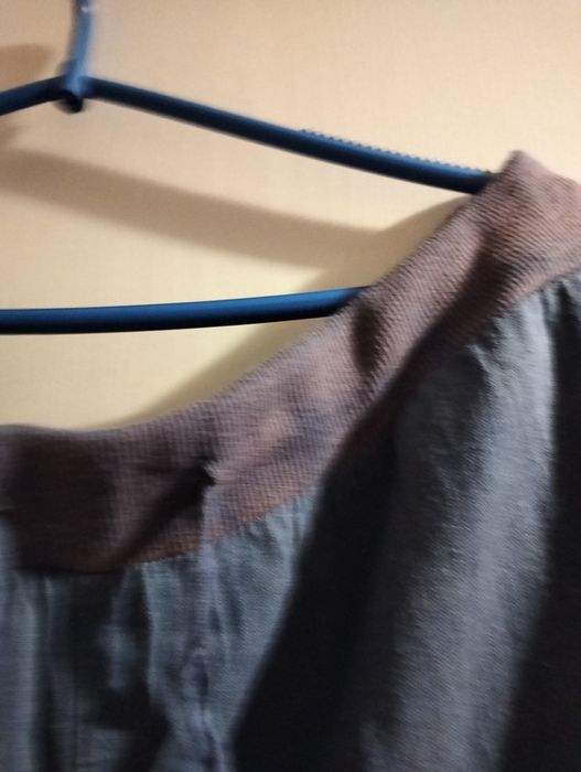 Spodnie damskie len wiskoza długie szerokie klasyczne  duży rozmiar