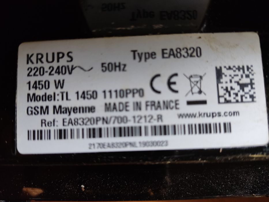 Krups ЕА8320, EA81*.