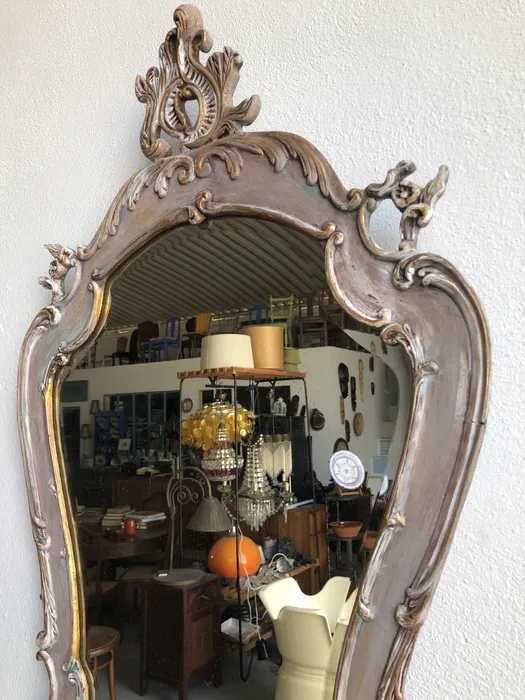 Espelho vintage,pintura manual, bom estado