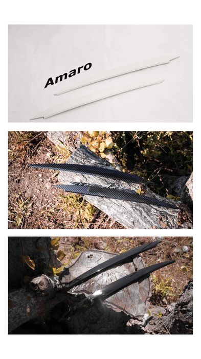 Sobrancelhas/Pestanas Carbono, Branco, Preto (Volkswagen Golf MK7, GTI