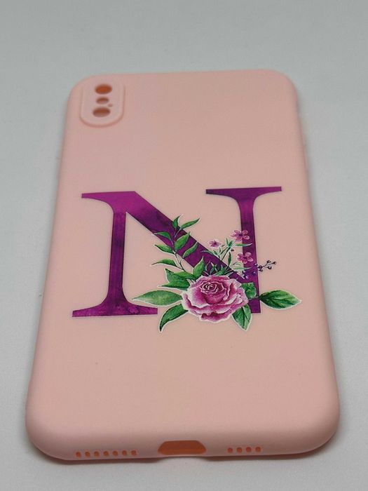 Iphone XS MAX Etui Case Obudowa Silikonowa Literka N kod 2048