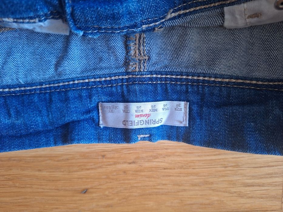 Mini saia de ganga nova da Springfield, tamanho 36