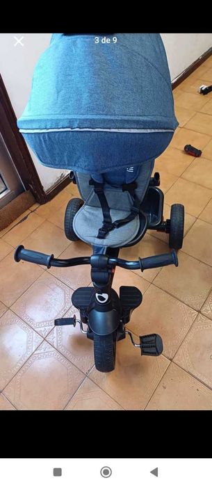 Carrinho de bebê que vira triciclo