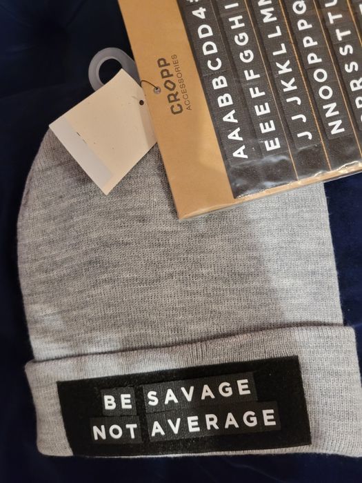 Czapka z personalizowanym napisem czarna lub szara Oryginalny prezent