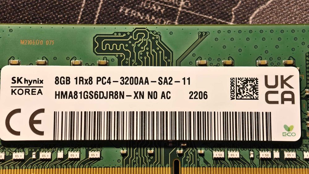 Pamięć RAM SK Hynix 8GB DDR4 3200MHz SO-DIMM (1Rx8)
