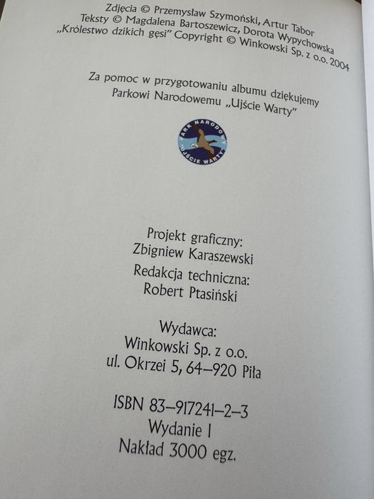 Album „Królestwo Dzikich Gęsi” - wydanie I