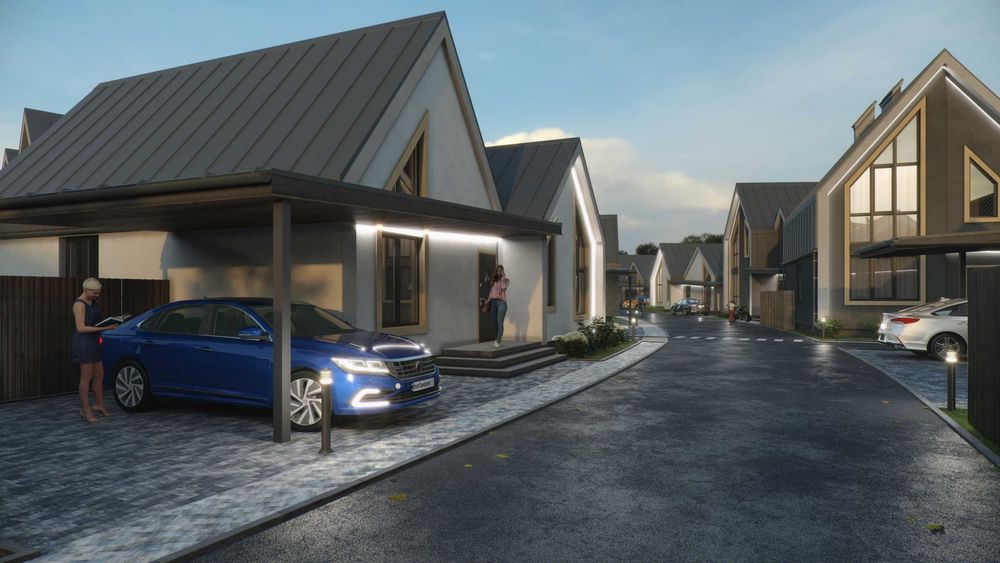 1-поверховий 3-кімнатний котедж. Розтермінування