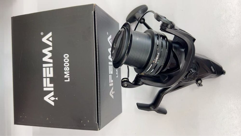 Коропова котушка Feima LM 8000 (7+1bb) з конусною шпулею