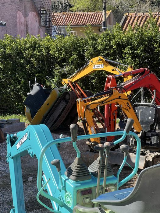 Mini Giratória Escavadora Yanmar Vio10 | LINHA DE MARTELO | Raio 0