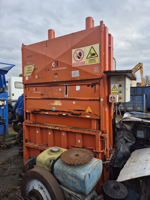 belownica prasa do makulatury folii odpadów CK INTERNATIONAL CK 500