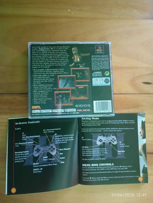 Jogo Ps1 - Tomb Raider III