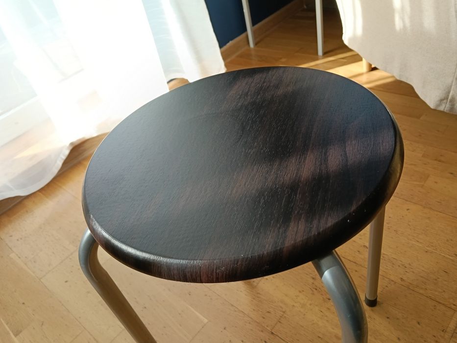 Signal taboret chrom ciemny brąz - 6 szt.