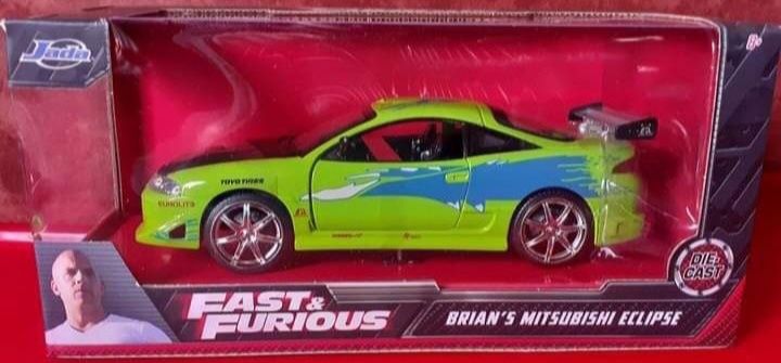 Mitsubishi eclipse fast & Furious escala 1:24