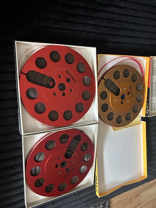Szpule Magnetofonowe Sony 18cm Red/Gold/Polecam/Wys!